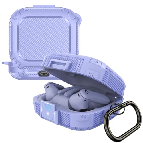 Miimall for Beats Powerbeats Pro 2 �P�[�X ���S�o�b�N��&���b�N�@�\�t�� �h���� �ϏՌ� ���h�~ �J���r�i�t�� ���C�����X�[�d�Ή� ���^ �X���� �h���J�o�[ �j�����p �p���[�r�[�c�v��2 �Ή��ی�J�o�[�i�p�[�v���j