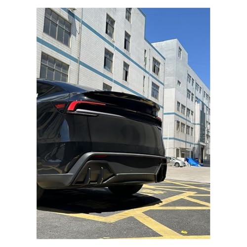 Diffuseur de pare-chocs arrière pour Tesla modèle Y 2025 style carbone mat