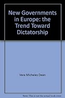 New Governments in Europe - B000OMGWME Book Cover