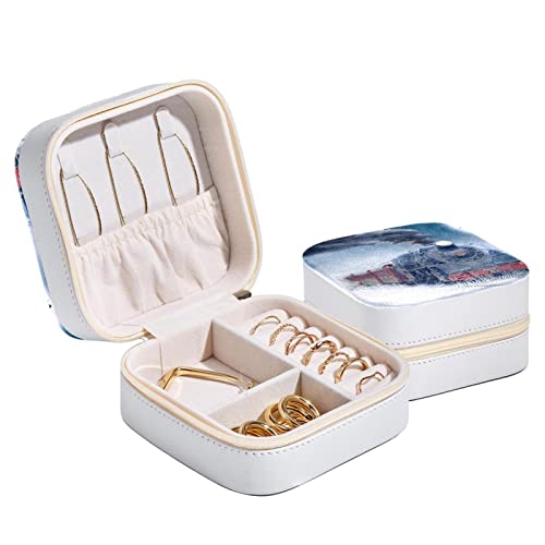 Boîte à bijoux anti-nœuds pour boucles d'oreille et colliers de 10.5 cm - 3