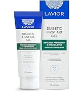 LAVIOR Diabetic First-Aid Gel 1oz – Speeds Healing for Cuts, Scrapes, Burns &amp; Minor Injuries, Phy...