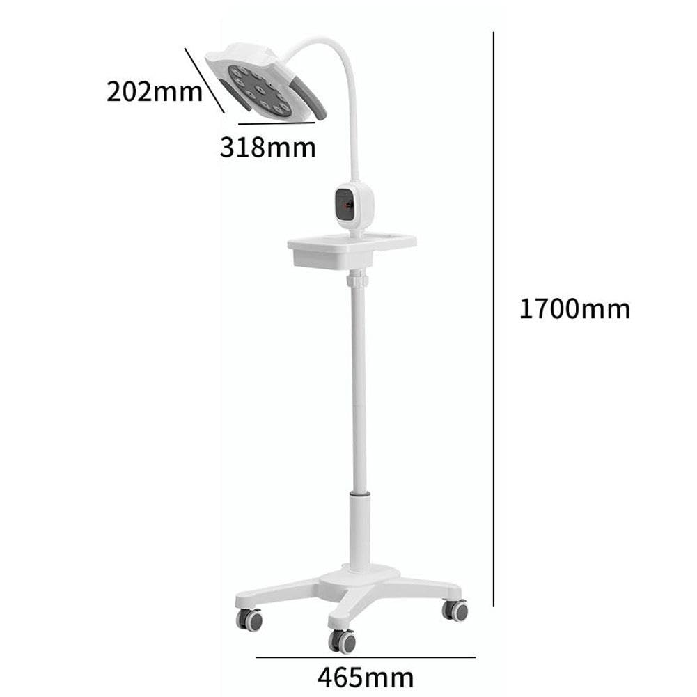 Mobilna lampa medyczna LED o mocy 12 W, 50000Lux -100000Lux, mobilna lampa