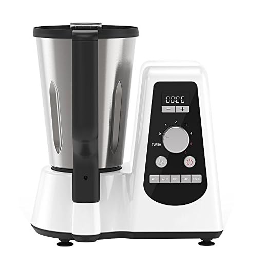 Novohogar Robot de Cocina Multifunción. Tamaño Compacto con Capacidad de 1,5L. Ideal para Cocinar Todo Tipo de Recetas: Tritura, Ralla, Bate, Amasa... La más Económica del Mercado.