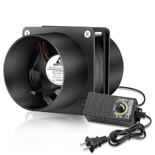 GDSTIME Ventilador Axial 80 mm 12 V DC Ventilador