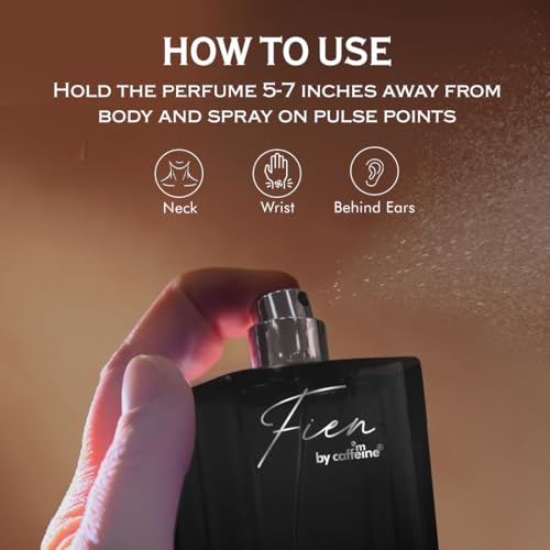 Image of FIEN 007 Perfume for Men | Oriental Oud Scent | 12 Hrs Long Lasting | mCaffeine Perfume | Fien Eau De Parfum with Oud, Sandal & Musk | perfume for men | Solid mCaffeine Premium & Luxurious Perfume - 100ml