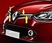 mne parts Compatible with for Renault clio IV 2012-2018 7 pcs chrome strips and accessories and covers in stainless steel