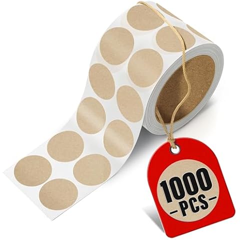 1000Pcs Cardboard Targets for Shooting -1" IDPA Targets Cardboard Target Pasters Practice Dots Mini Targets for Pistol Shooting Range Targets - Airsoft Target Stickers Archery Target Paster Cover