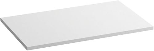 KOHLER K-5438-S33 Sólido/Expressions 37 Pulgadas Vanity Top Sin Corte, Expresiones Blancas