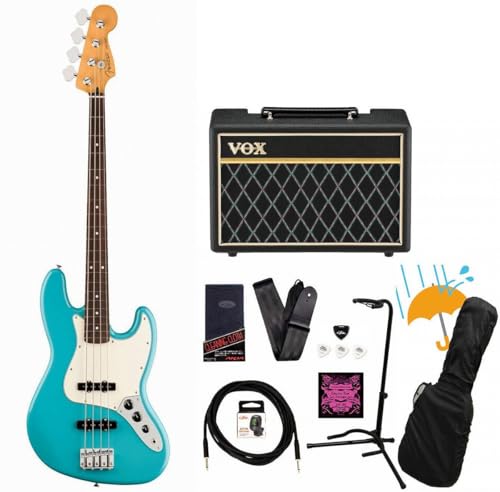 Fender/Player II Jazz Bass Rosewood FB Aquatone Blue VOXAvtGLx[XS҃ZbgR