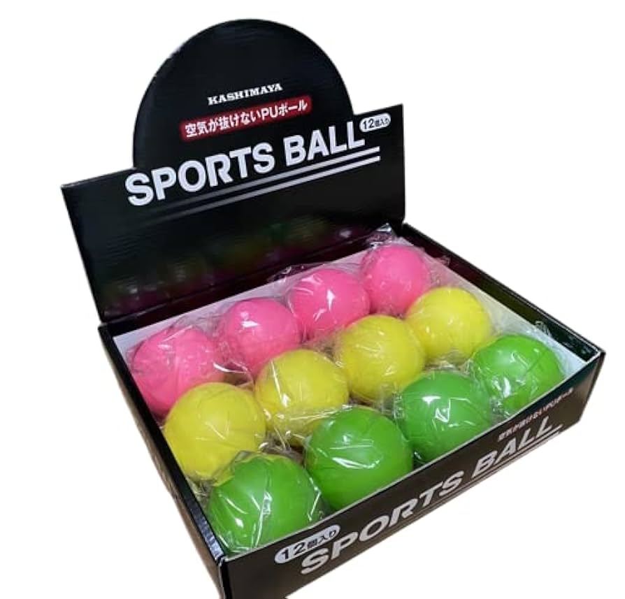 Amazon.co.jp: カシマヤ(KASHIMAYA)PUカラーボール 12個入 BOX