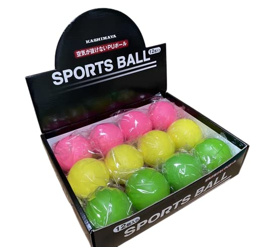 Amazon.co.jp: カシマヤ(KASHIMAYA)PUカラーボール 12個入 BOX入り