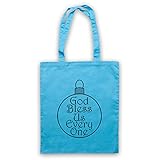 Photo Gallery my icon art & clothing christmas carol god bless us every one - borsa a tracolla, azzurro, 14,5 zoll breit x 16 zoll hoch Photo Gallery my icon art & clothing christmas carol god bless us every one - borsa a tracolla, azzurro, 14,5 zoll breit x 16 zoll hoch