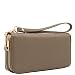 Double Zip Around Wristlet Wallet