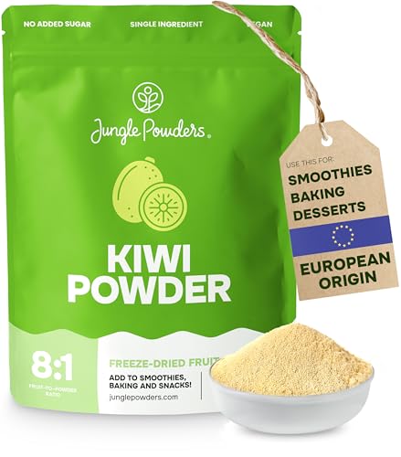 Jungle Powders Kiwi Fruit Powder 3.5 Ounce Bag Freeze Dried
