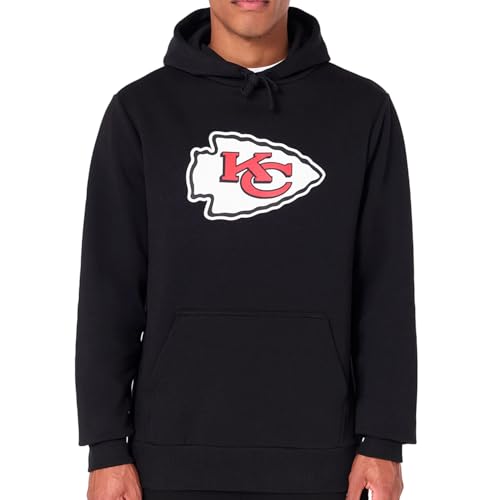 New Era Kansas City Chiefs NFL Team Logo Hoody Schwarz Kapuzenpullover - L