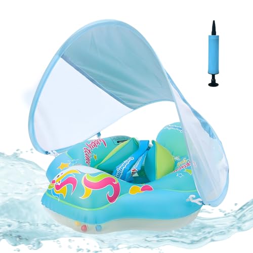 Bouée bébé anti-basculement avec protection UV pour éliminer la peur de l'eau