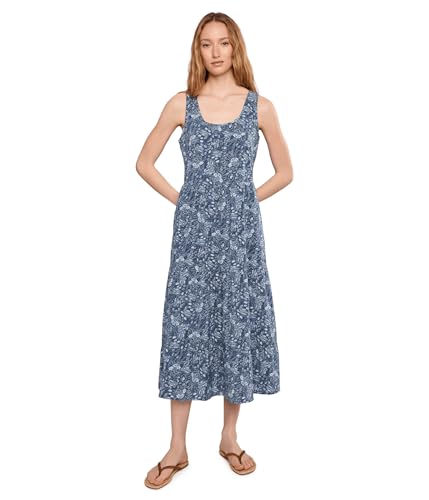 Toad&Co Women's Sunkissed Sunsana Midi Dress Canal Print Large