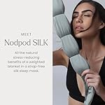 Nodpod Gentle Pressure Silk Sleep Mask | Patented Light Blocking Design for Sleeping, Travel & Relaxation | Bead Filled, Machine Washable (Willow) - Image 2