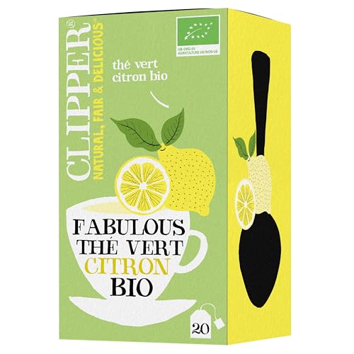 CLIPPER - Thé Vert Citron - Bio - 20 sachets