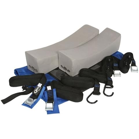 Seattle Sports Sherpak Universal Kayak Non-Skid and Anti-Slip Foam Block Carrier Deluxe Kit for Car Roof Top (16 Inch) Cover