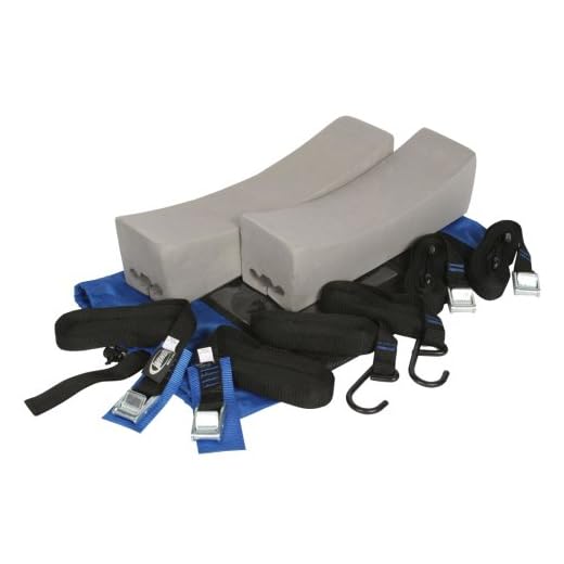 Seattle Sports Sherpak Universal Kayak Non-Skid and Anti-Slip Foam Block Carrier Deluxe Kit for Car Roof Top (16 Inch)