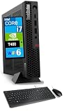 Lenovo ThinkStation Workstation Mini Desktop (Intel i7-14700, T400 4GB, 16GB DDR5, 1TB PCIe SSD, WiFi 6, Bluetooth 5.3, 300W PSU, RJ-45, 3 mini Display Port, Win 11 Home) (Renewed)