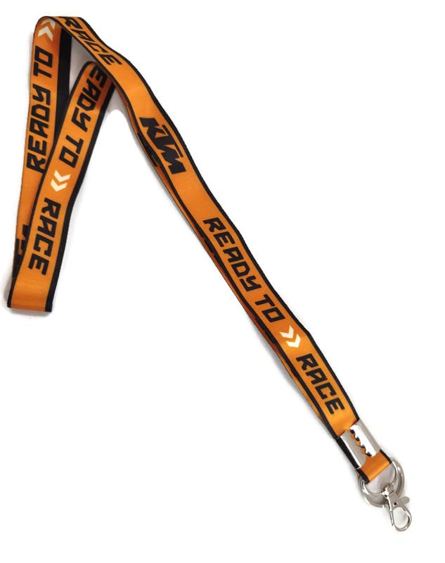 ALTRONA Ktm RC/Duke Bike Compactible Lanyard Tag with Locking Hook Keychain Key Holder(Ready to Race)