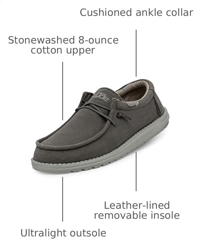 Image of HEYDUDE Men's Wally Sox Bee Multiple Colors | Men's Shoes | Men's Lace Up Loafers | Comfortable & Light-Weight