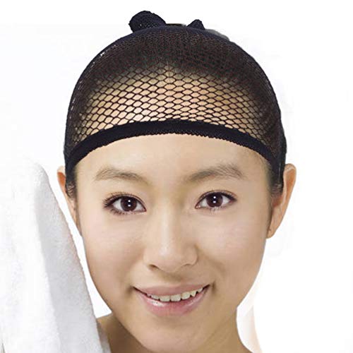 [Rise World Wig] ウィッグキャップ 専用ネット 黒 かぶりやすい筒型タイプ ヘアーネットの商品画像（Amazon）