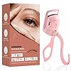C-Shaped Heated Eyelash Curler Fast Heat Up in 6s - Rechargeable Electric Eyelash Curler for 24-Hours Long Lasting Curls - Safe Anti-Burn Lash Curler Elevate Your Beauty with Stunning Lashes (Large)