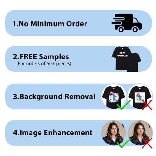 COOZEBRA Custom T Shirts for Men Women, Personalized Shirts with Front & Back Print, Design Your Own Custom T-Shirt with Photo2