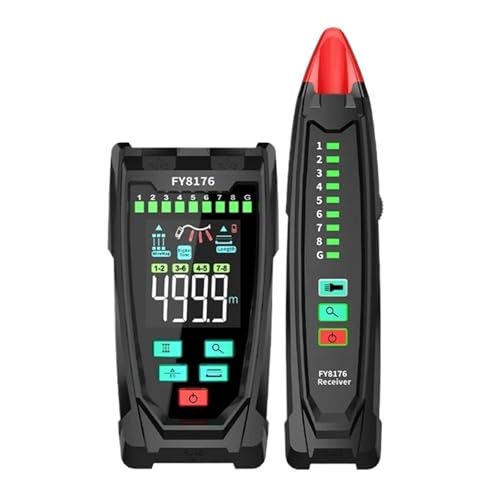 Comprobador de cables de red digital con rastreador y buscador de líneas eficaz FY8177