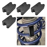 YoRise 4PCS Car Rubber Coil Spring Spacers, Auto Front&Rear Coil Spring Booster Kit for Enhancing 2.5