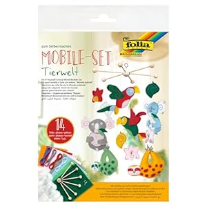 Folia Mobile Set Tierwelt, 14 Teile