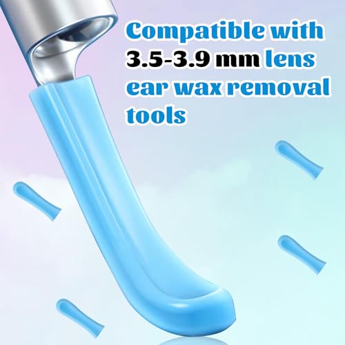 cobee Ersatzspitzen zur Ohrenschmalzentfernung für Ohrkamera, Ohrlöffelspitzen Silikon-Ohrlöffel-Ersatzspitzen Ohrenreiniger-Ersatz für Erwachsene Ohrenschmalzentfernungs-Endoskop (30)