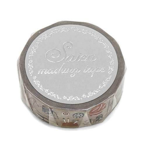 Miniatura 2 de SAIEN UR-3068 Sewing Masking Tape, 0.6 inches (15 mm) x 2.8 ft (7 m)