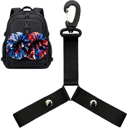 Atbojce Cheerleading Pom Pom Holder for Backpack, Keeps Cheer Poms Fluffy & Organized, Cheer Competition Must-Have Accessories