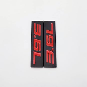 Amazon.com: AxleZx 2X Chrome Metal 3.6L Logo Car Emblem Premium 3D
