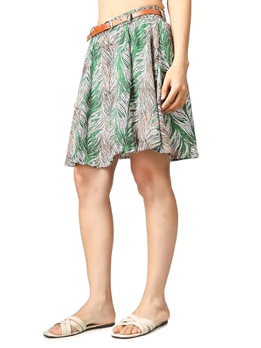 Image of Straight Stylish Comfortable Long Two Button Up Slit Dobby Denim Skirt for Women & Girls