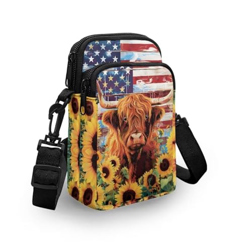Image of Lightweight Small Crossbody Bags Cell Phone Purses Travel Pouch Shoulder Bag for Women