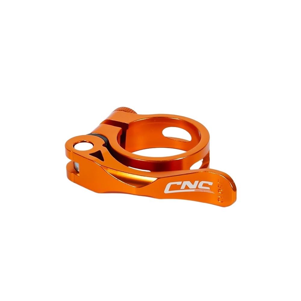 Wanhaoaony Orange-34.9Mm Bike Seat Clamp Bicycle Seat Post Clamp Ultralight Bike Seatpost Clamp Road Mtb Mountain Bike Seat Post Seatpost Clamp Seat Post Clamp (Color : )