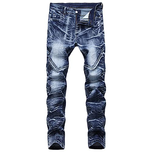 Jeans slim stretch pour homme pantalon jean confortable