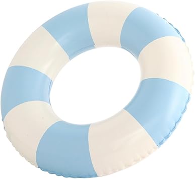 Colorful Inflatable Swimming Ring for Pool Float for Beach Lake and Pool Fun Lightweight and Leak Resistant Design for Ages