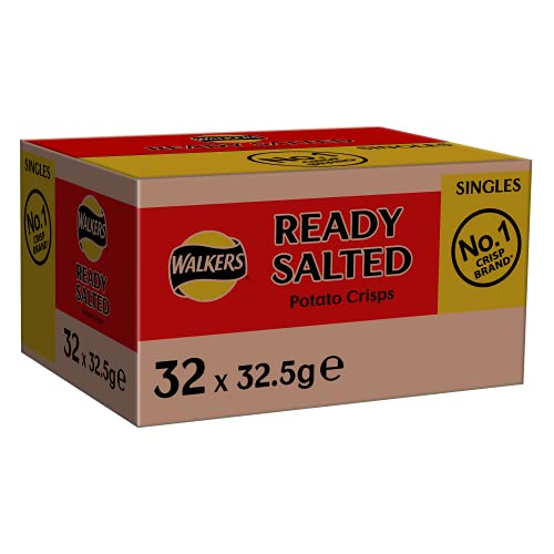 Walkers Crisps Ready Salted x 32 1040g