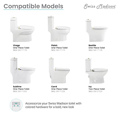 Toilet Hardware Brushed Gold (SM-1T256, SM-1T205)