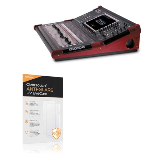 BoxWave Screen Protector Compatible With DiGiCo SD9 - ClearTouch Anti-Glare Anti-UV EyeCare (2-Pack), Filters out Harmful Blue Light Reduce Fatigue