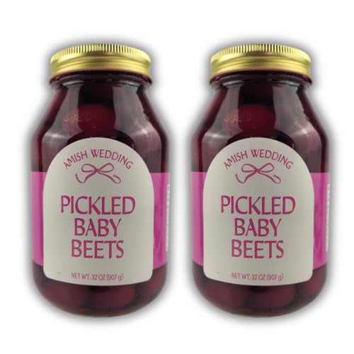 Amish Wedding Pickled Baby Beets 32oz (Pack of 2)