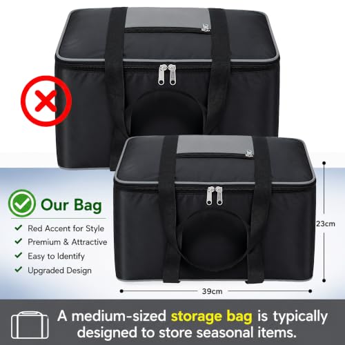 Image of Storite 4 Pack Moisture Proof Medium Polyester Underbed Storage Bag
