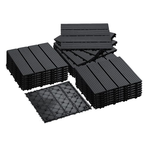 Interlocking Deck Tiles, 36 PCS Outdoor Patio Flooring,
