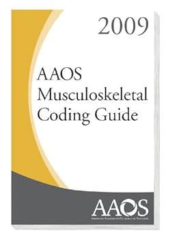Paperback AAOS Musculoskeletal Coding Guide 2009 (Cpt/Rvu Coding Guide) Book